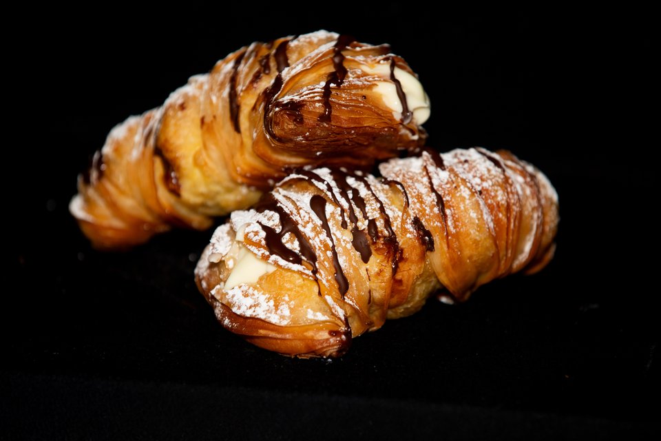 Sweet pastries and turnovers