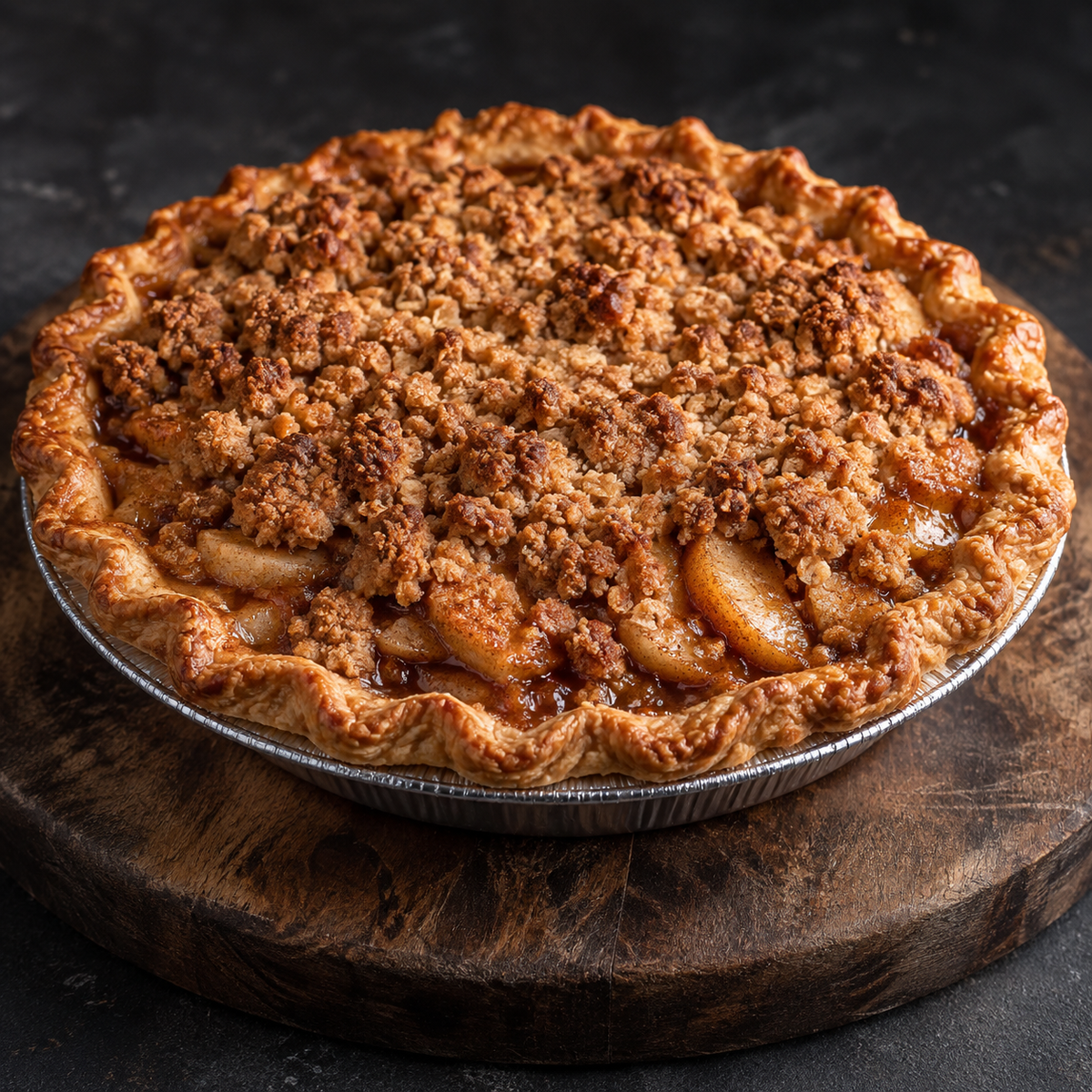 Apple Crumb Pie