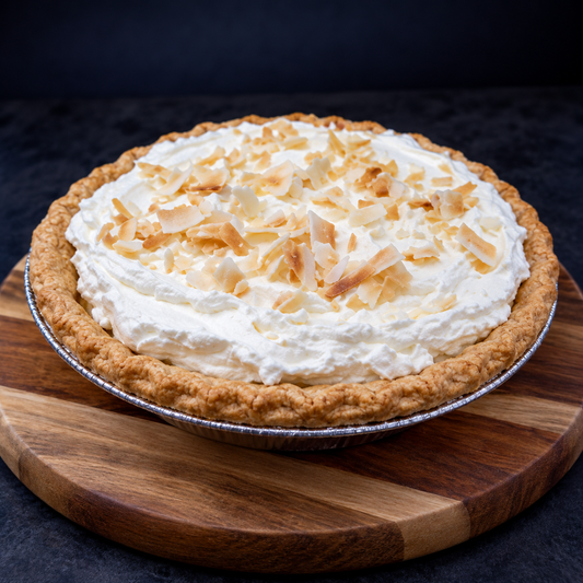 Coconut Custard Cream Pie
